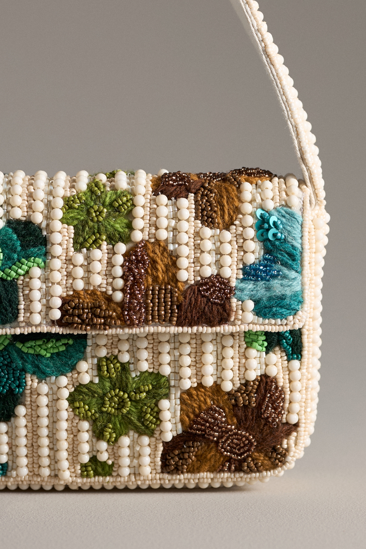 The Fiona Beaded Bag: Flora Edition