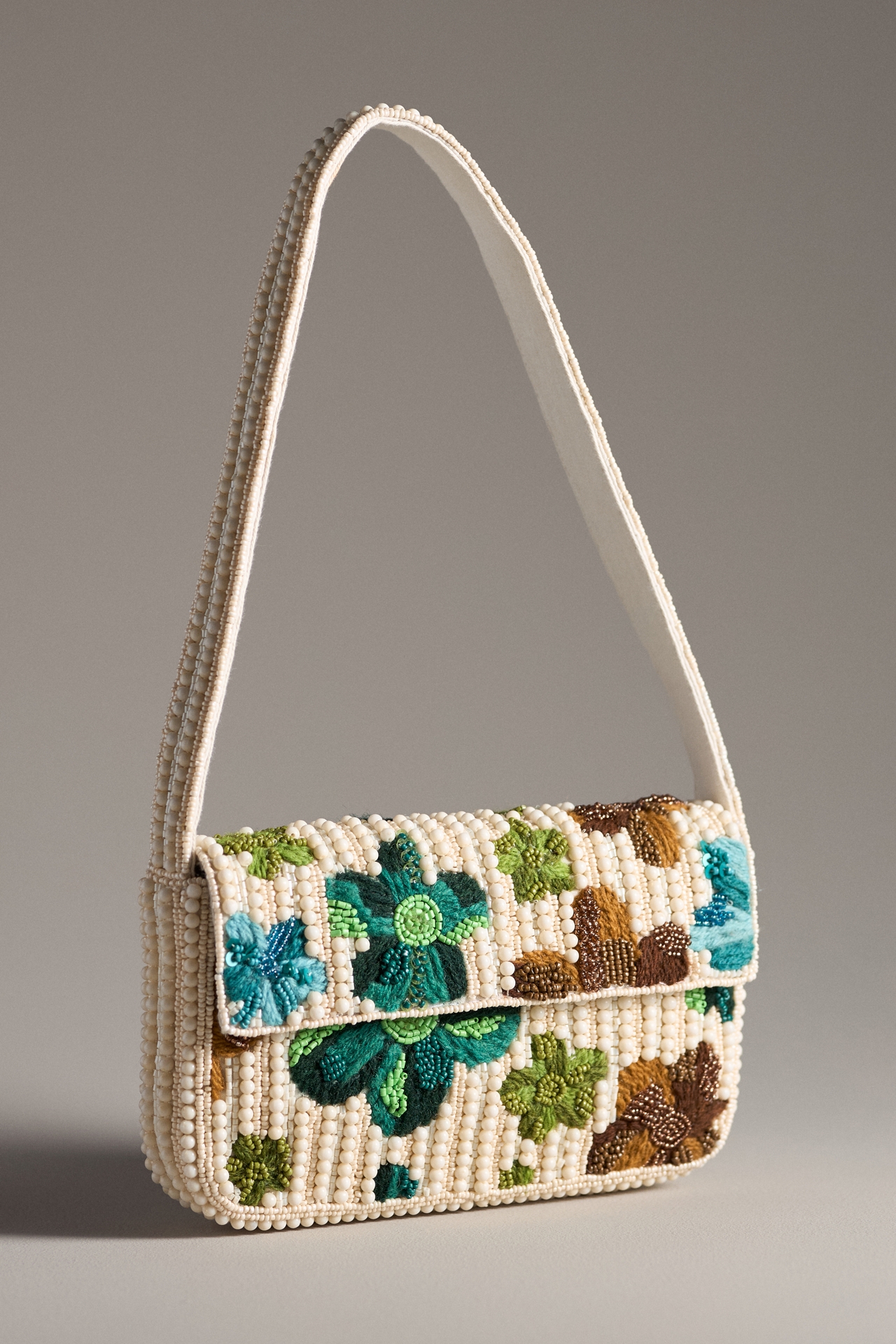 The Fiona Beaded Bag: Flora Edition