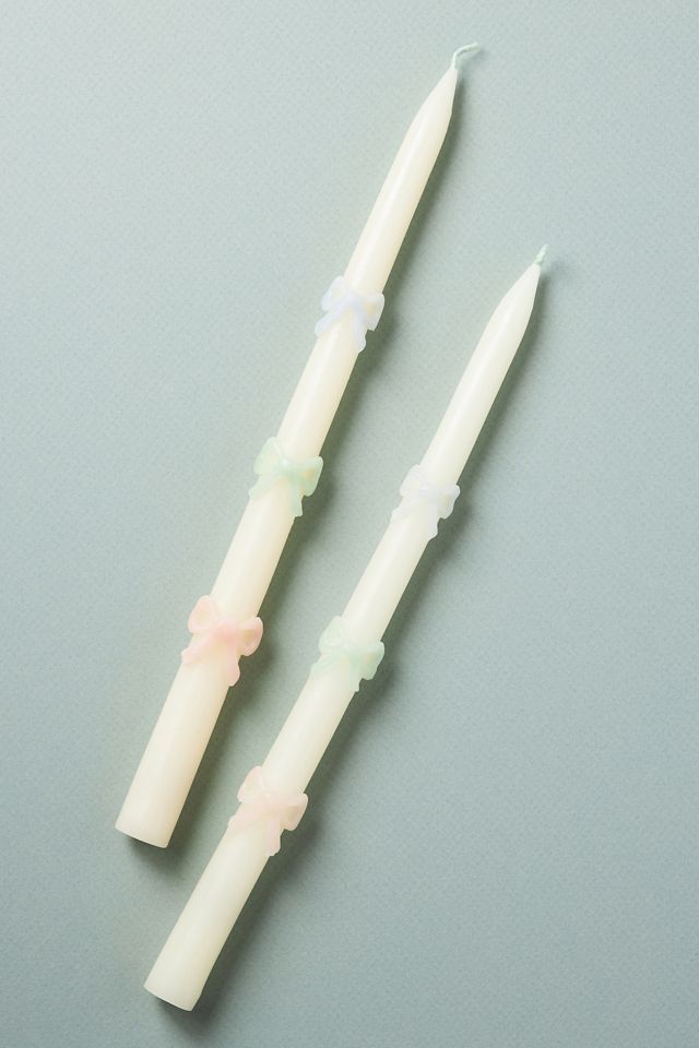 Meri Meri Bow Taper Candles, Set of 2 #2