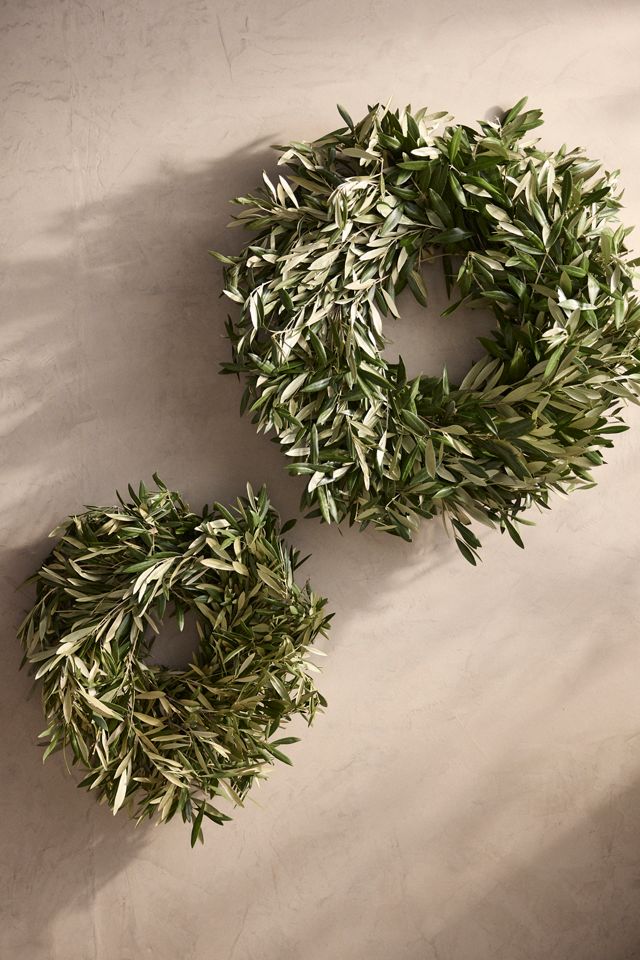 Fresh Olive Branch Wreath #3
