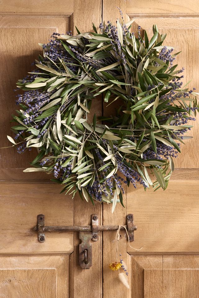 Fresh Lavender + Olive Wreath #3