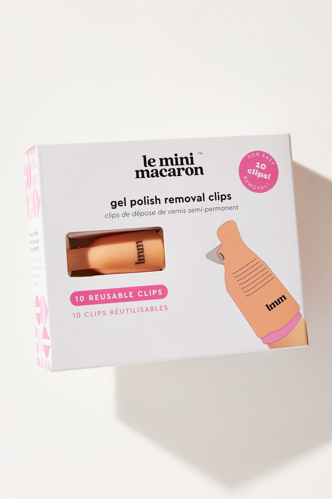 Le Mini Macaron Reusable Gel Polish Removal Clips