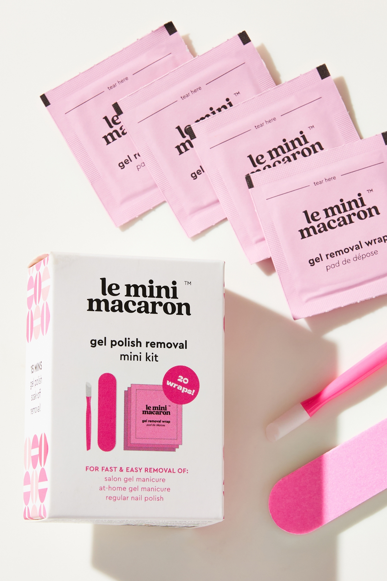 Le Mini Macaron Gel Polish Remover Mini Kit