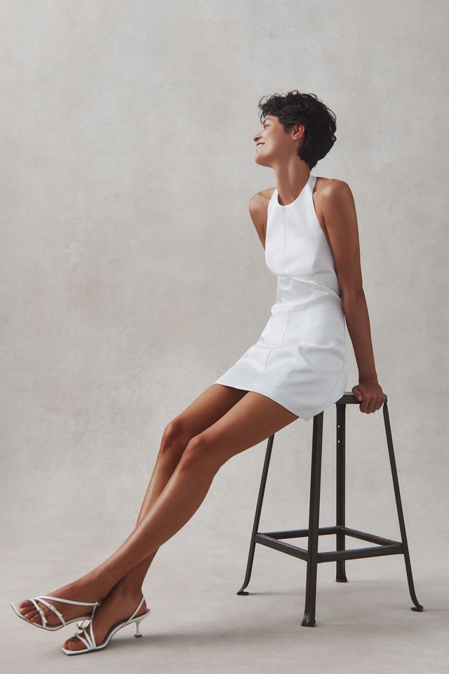 Reformation Anakin Satin Dress #4