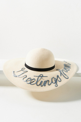 Shop Eugenia Kim Bunny Floppy Hat In White