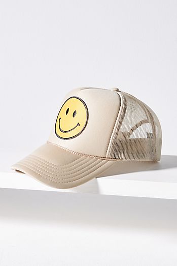 Ascot + Hart Happy Trucker Hat