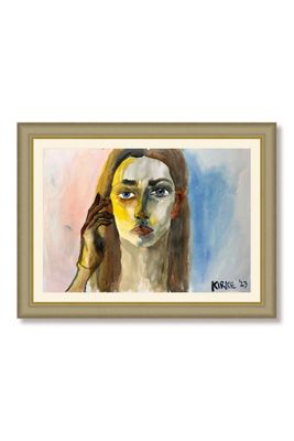 Jemima Kirke Portrait 3 Watercolor
