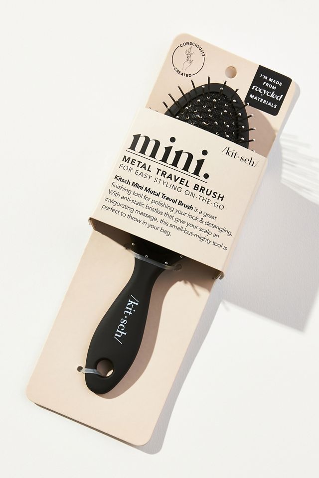KITSCH Consciously Created Metal Bristle Mini Travel Hair Brush #1