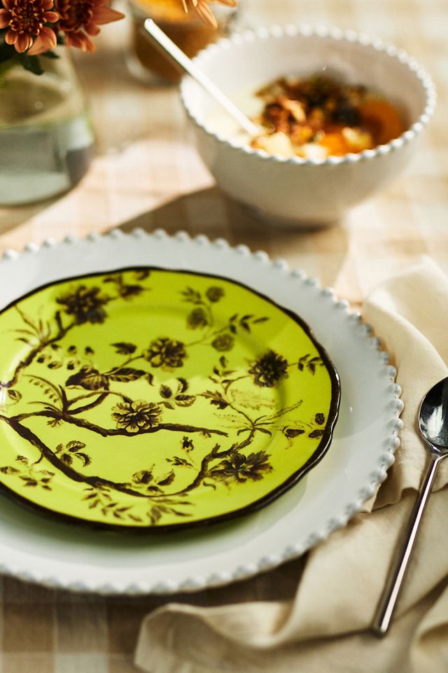 Anya Stoneware, Set of 4, Dessert Plates #1