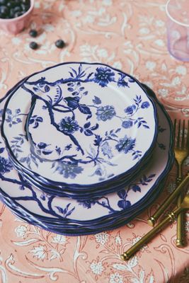 Anya Stoneware, Set of 4, Dessert Plates