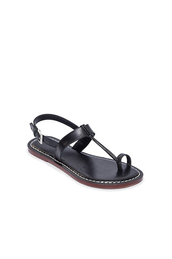 Shop Bernardo Maverick Toe-ring Sandals In Black