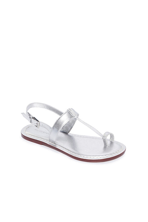 Shop Bernardo Maverick Toe-ring Sandals In Silver