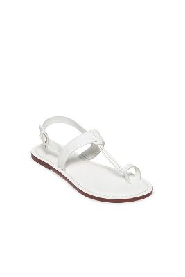 Shop Bernardo Maverick Toe-ring Sandals In White