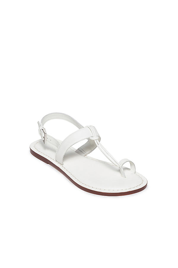 Shop Bernardo Maverick Toe-ring Sandals In White