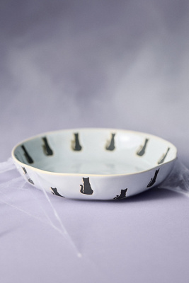 Anthropologie Vesper Low Bowl In White