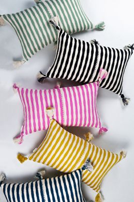 Archive New York Striped Antigua Pillow