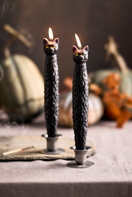Terrain Cat Taper Candles, Set Of 2