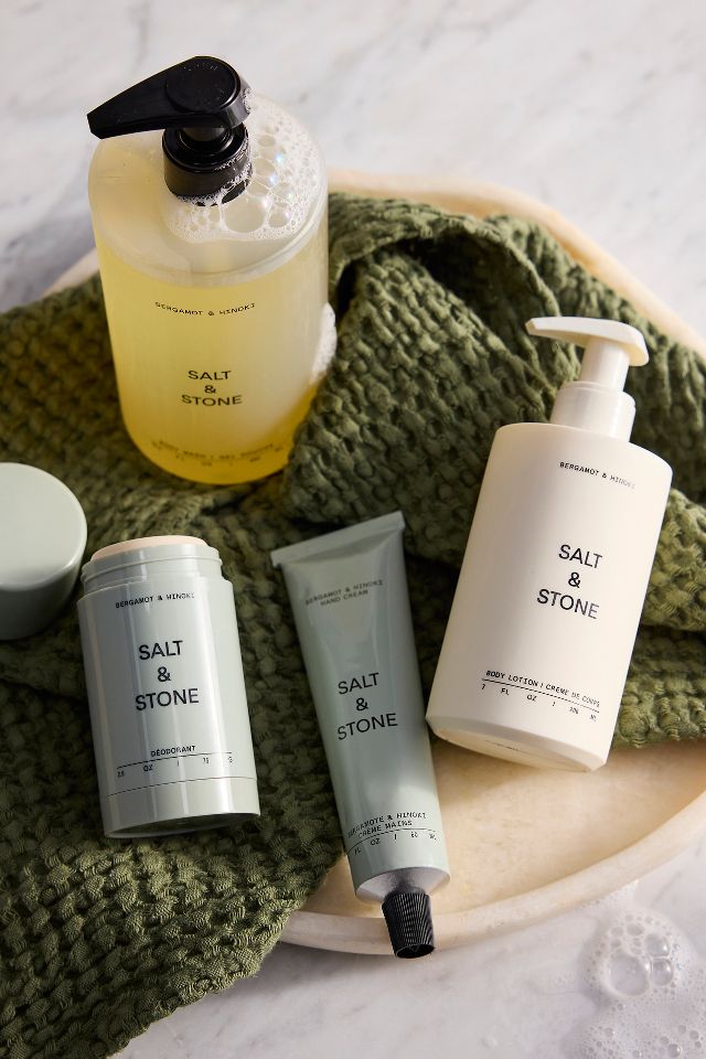 Salt + Stone Body Lotion, Bergamot + Hinoki | Terrain