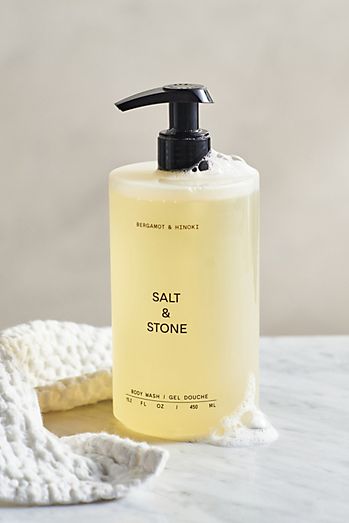 Salt + Stone Body Wash, Bergamot + Hinoki