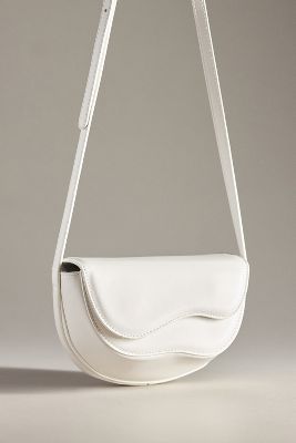 Shop Melie Bianco Frieda Crossbody Bag In White