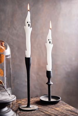 Happy Haunting Taper Candles, Set of 2