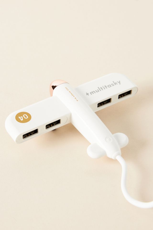 Multitasky Flyport USB Hub 4-in-1 Travel Phone Charger #2