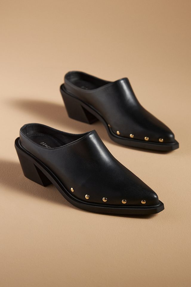 ALOHAS Lorenzo Leather Mules | Anthropologie