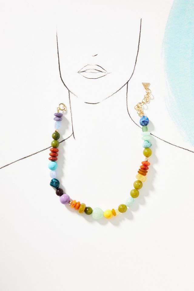 Cool Mix Camp Icon Beaded Necklace #2