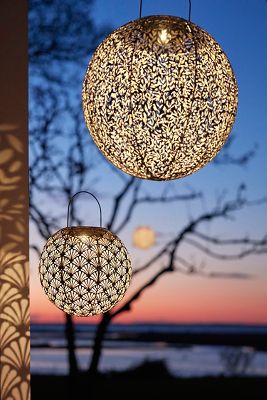 ALL FORTUNE Solar Chandelier Outdoor, 14