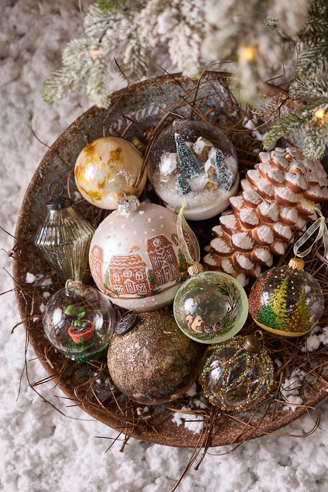 Forest Squirrel Globe Ornament #1