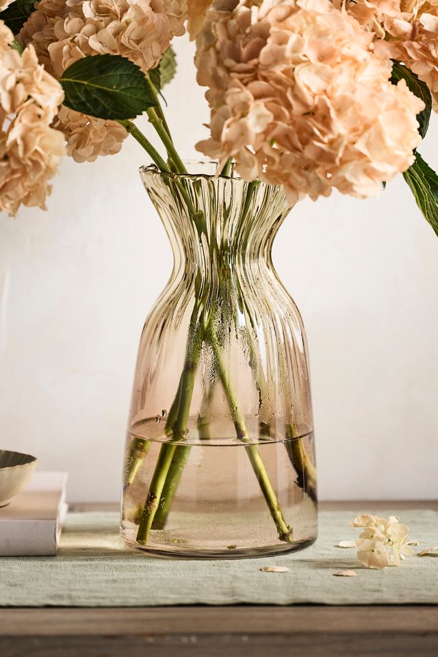 Rose Ombre Glass Vase #2