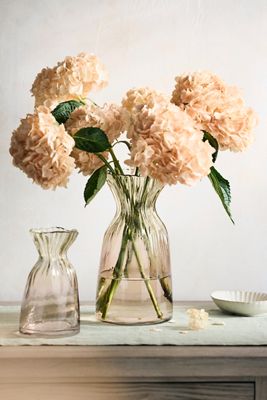 Rose Ombre Glass Vase