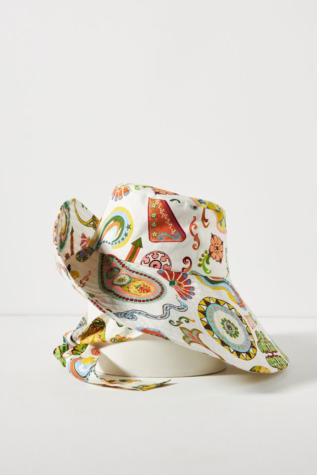 ALÉMAIS Pinball Linen Floppy Hat #2
