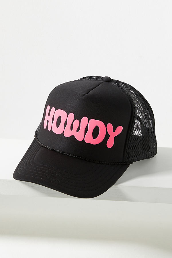 Shop Ascot + Hart Howdy Trucker Hat In Black
