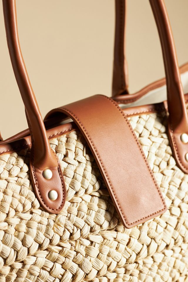 LSPACE Alfie Straw Tote #3