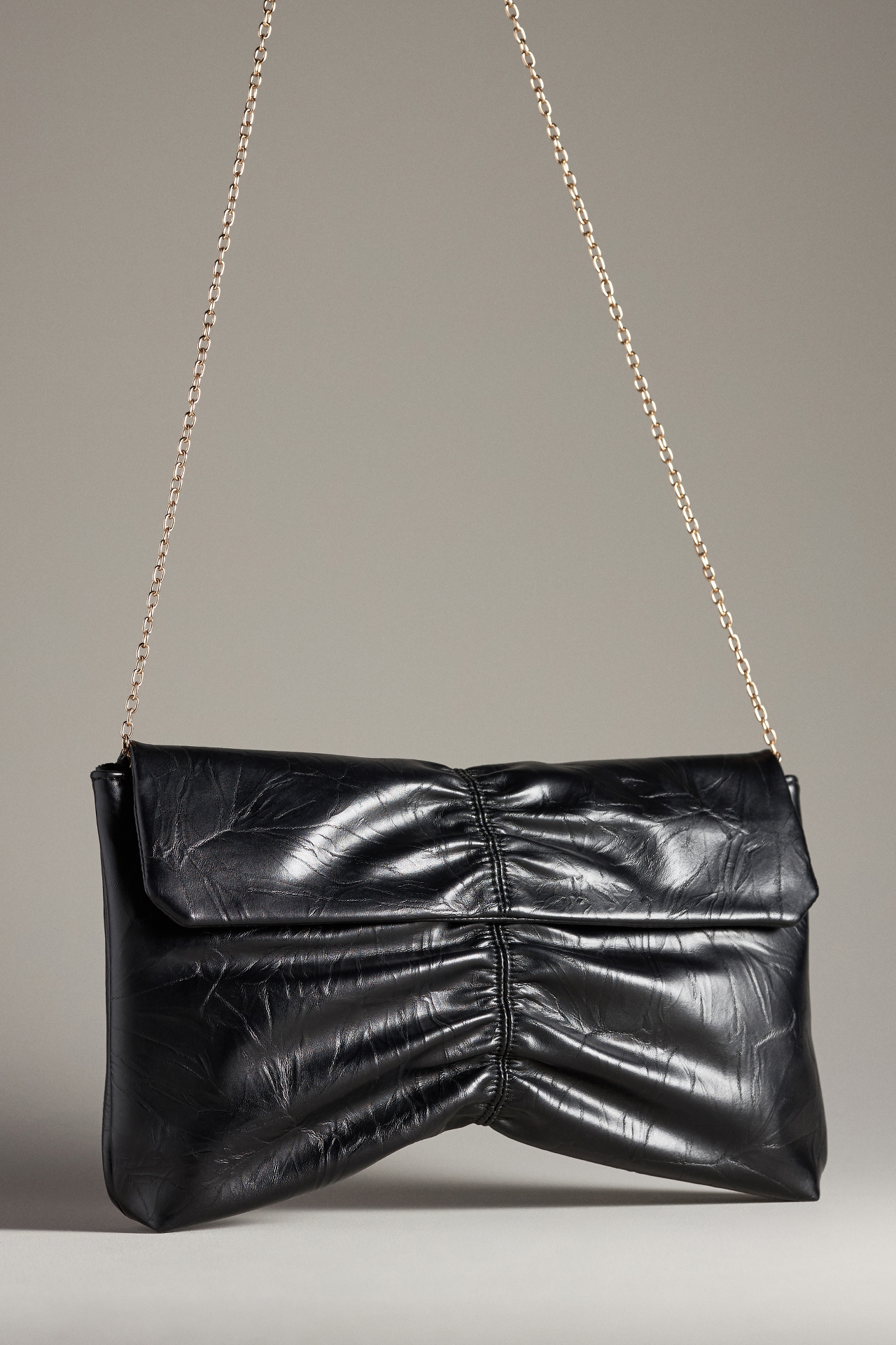 Scrunched Envelope Clutch