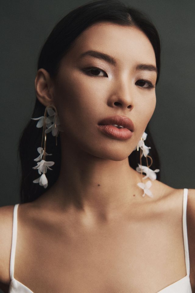 Anthropologie Beaded Sparkler Drop ピアス swing drop pierce～ｽｲﾝｸﾞﾄﾞﾛｯﾌﾟﾋﾟｱｽ | flower／フラワー公式通販