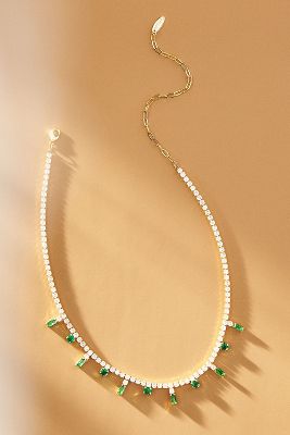 Shop By Anthropologie Delicate Jewel Necklace In Multicolor