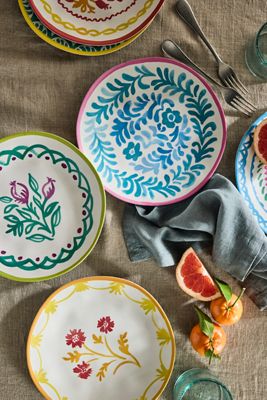 Summer Garden Melamine Dinner Plate