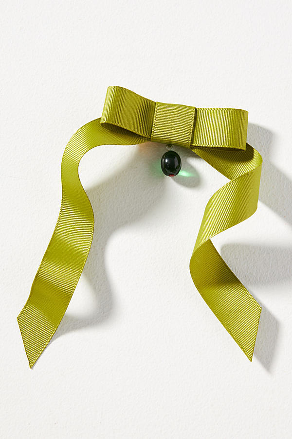 Room Shop Icon Charm Bow Clip In Green