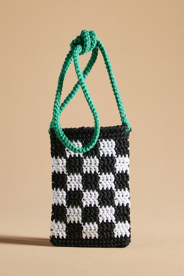 Maison Irem Crochet Phone Baggy Bag #1