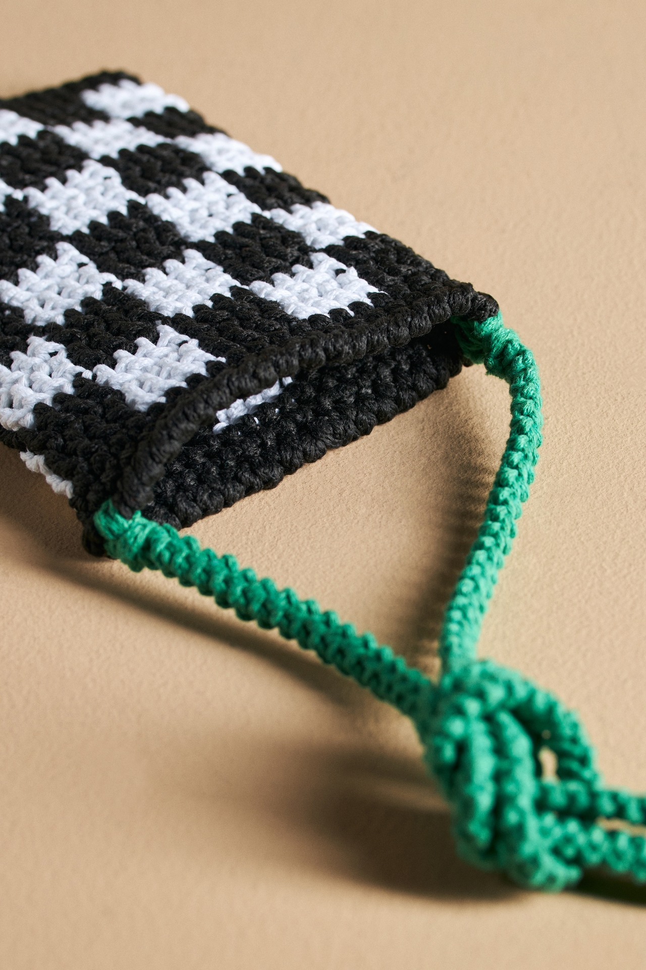 Maison Irem Crochet Phone Baggy Bag