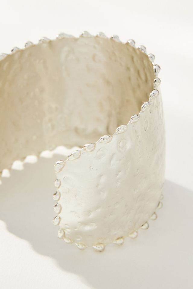 Textured Metal Cuff Bracelet #1