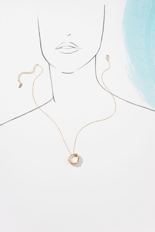 Ring Pendant Necklace #3