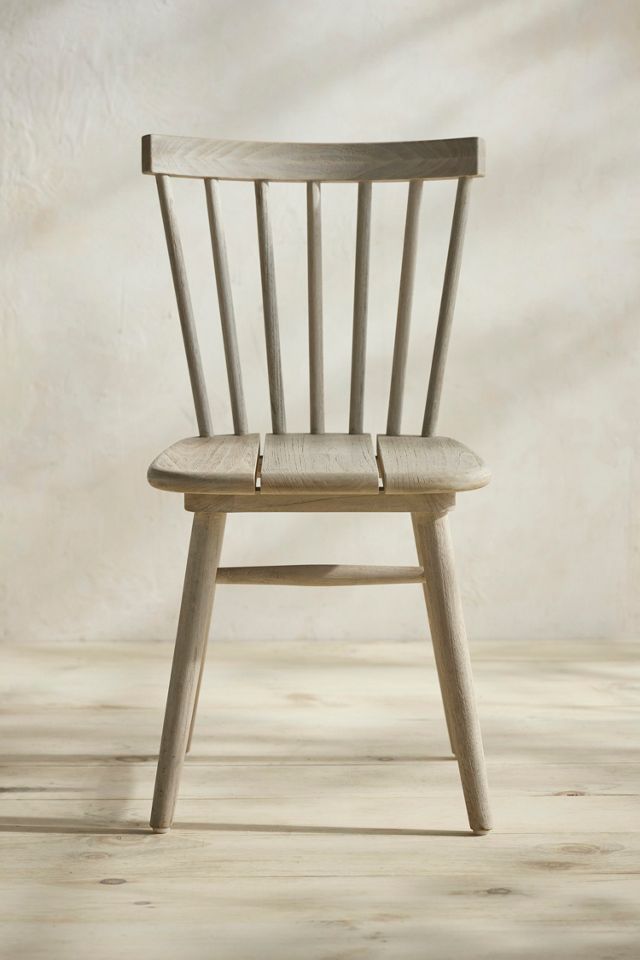 Windsor Teak Side Chairs, Set of 2 #3