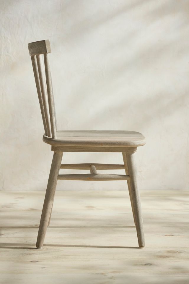 Windsor Teak Side Chairs, Set of 2 #5