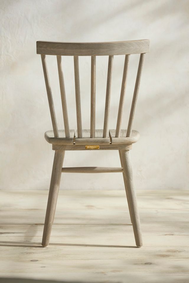 Windsor Teak Side Chairs, Set of 2 #6