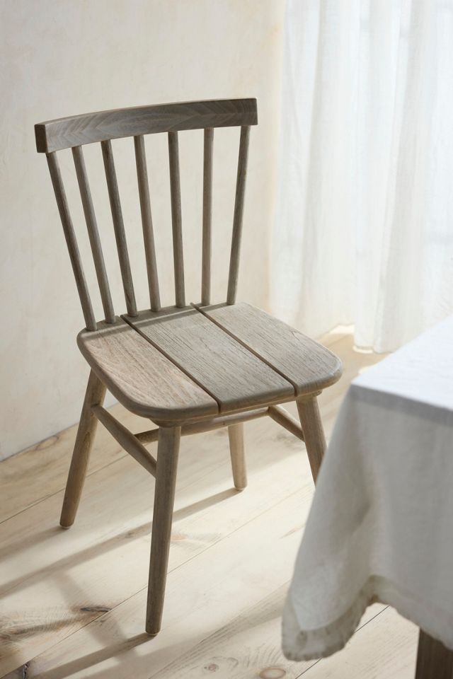 Windsor Teak Side Chairs, Set of 2 #2