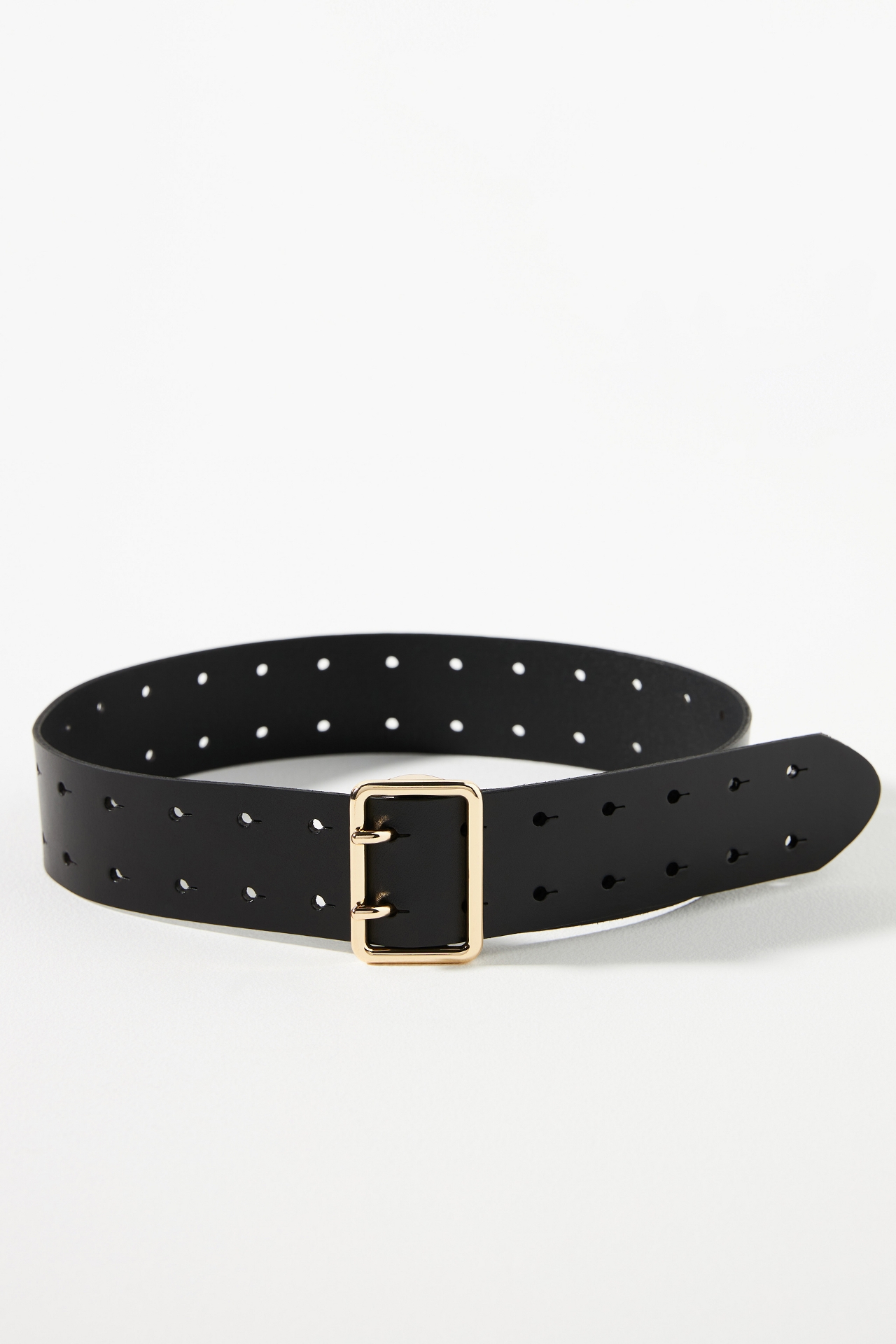 By Anthropologie Adjustable Double Prong Belt