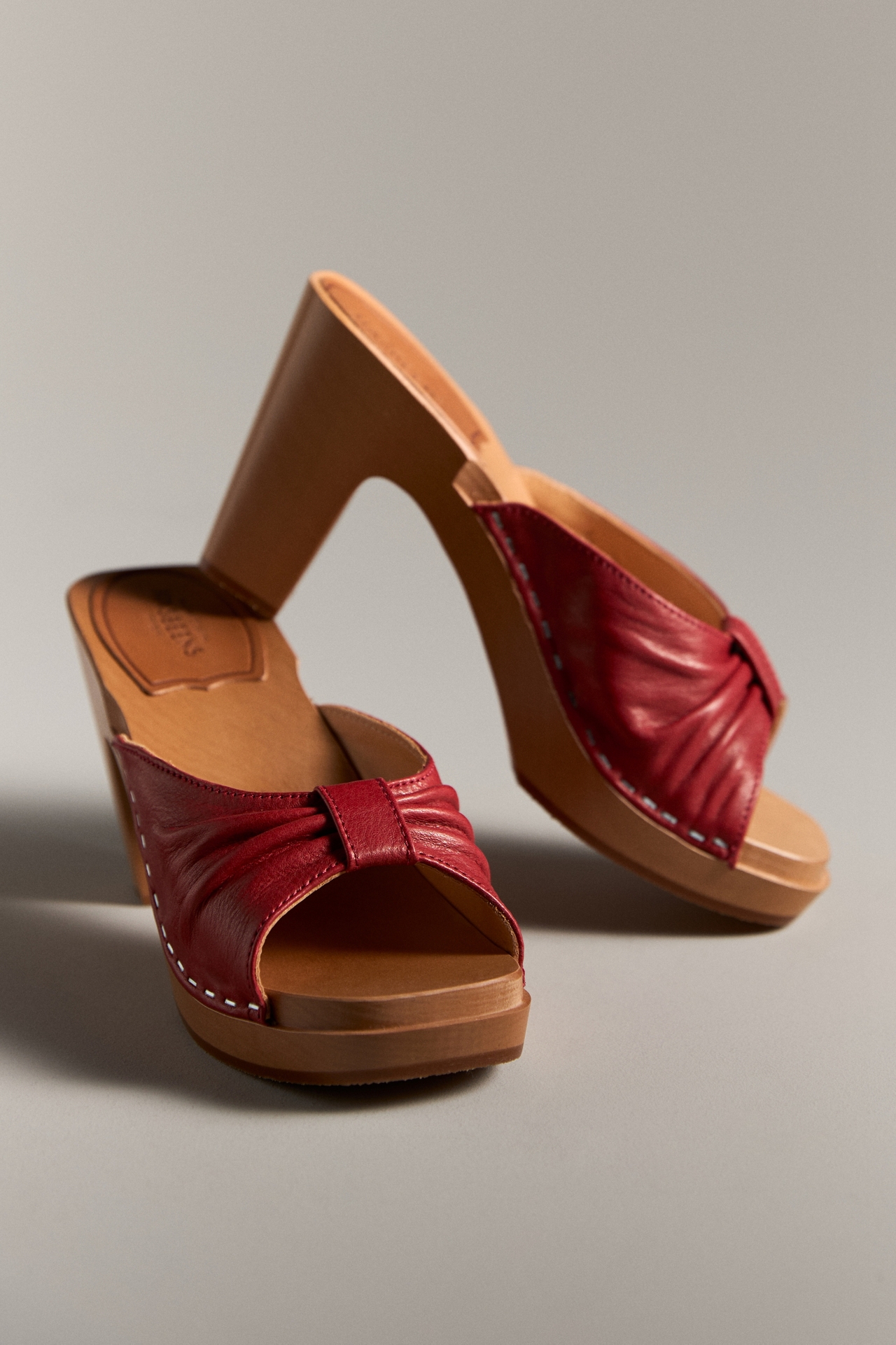 Swedish Hasbeens Bow Slip-In Sandals